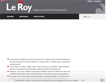 Tablet Screenshot of leadleroy.com